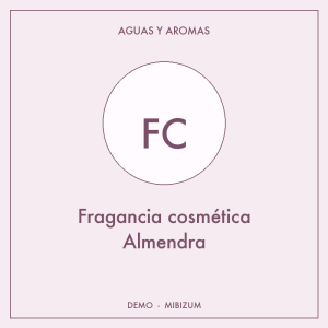 Fragancia cosmética Almendra